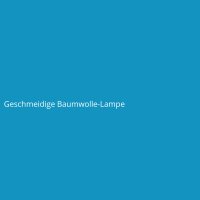 Geschmeidige Baumwolle-Lampe