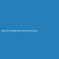 Geschmeidige Baumwolle-Lampe