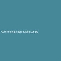 Geschmeidige Baumwolle-Lampe