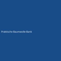 Praktische Baumwolle-Bank