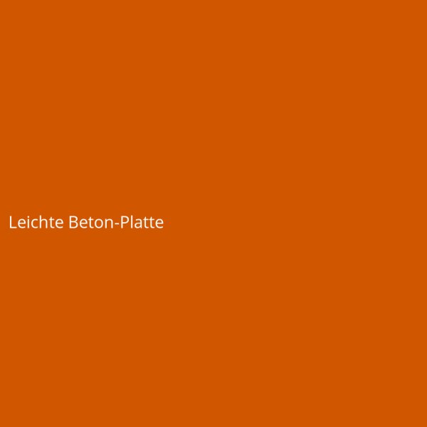 Leichte Beton-Platte