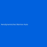 Aerodynamisches Marmor-Auto