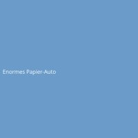 Enormes Papier-Auto
