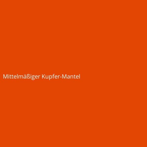 Mittelm&auml;&szlig;iger Kupfer-Mantel