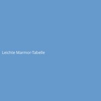 Leichte Marmor-Tabelle