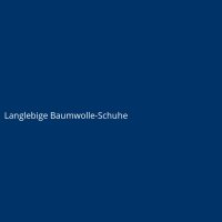 Langlebige Baumwolle-Schuhe