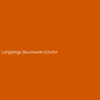 Langlebige Baumwolle-Schuhe
