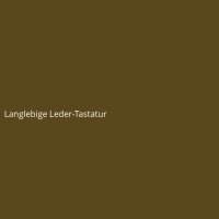 Langlebige Leder-Tastatur
