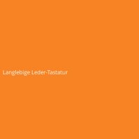 Langlebige Leder-Tastatur
